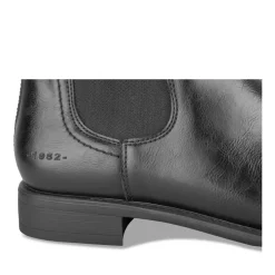 Bottines Chelsea NOIR Homme Motif Uni A Enfiler