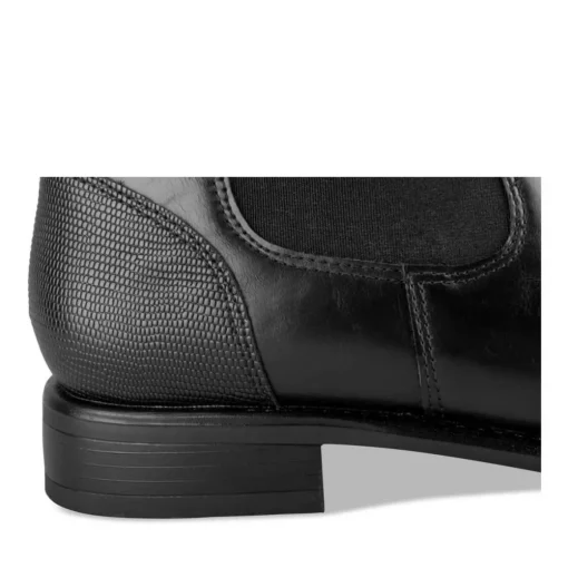 Bottines Chelsea NOIR Homme Motif Uni A Enfiler
