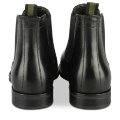 Bottines Chelsea NOIR Homme CUIR Motif Uni A Enfiler