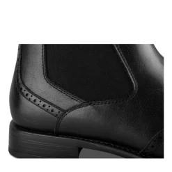 Bottines Chelsea NOIR Homme Motif Uni A Enfiler