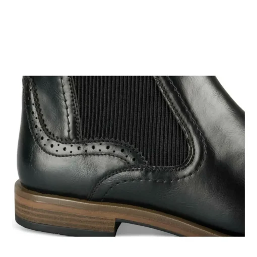 Bottines Chelsea NOIR Homme Motif Uni A Enfiler