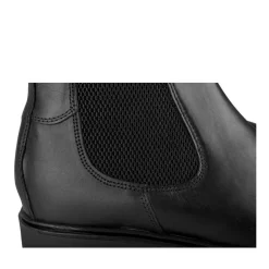 Bottines Chelsea NOIR Homme CUIR Motif Uni A Enfiler