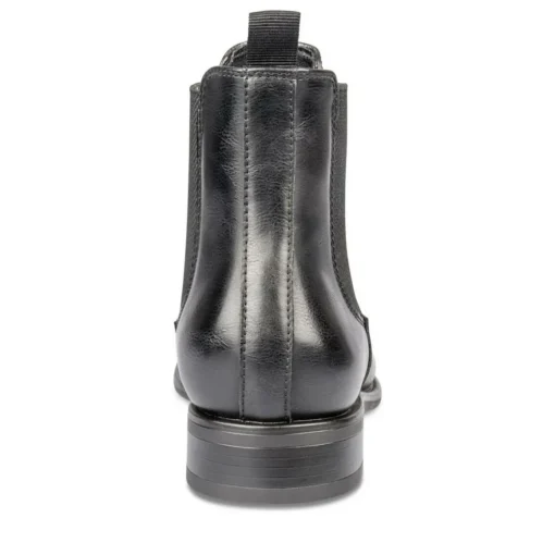 Bottines Chelsea NOIR Homme Motif Uni A Enfiler