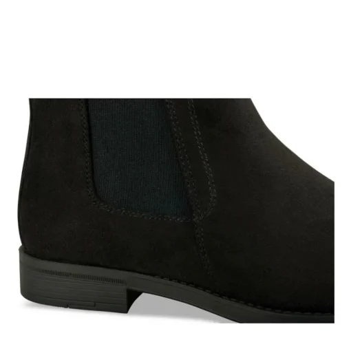Bottines Chelsea NOIR Homme Motif Uni A Enfiler