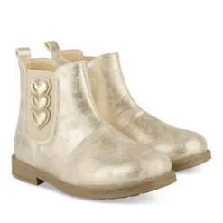 Bottines Chelsea OR Fille Motif Coeurs Fermeture éclair