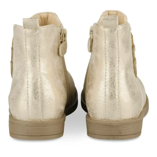 Bottines Chelsea OR Fille Motif Coeurs Fermeture éclair