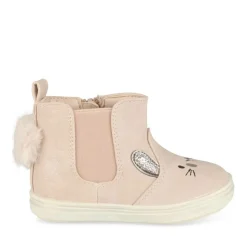 Bottines Chelsea ROSE Fille Motif Vernis Fermeture éclair