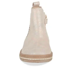 Bottines Chelsea ROSE Fille CUIR Motif Uni Fermeture éclair