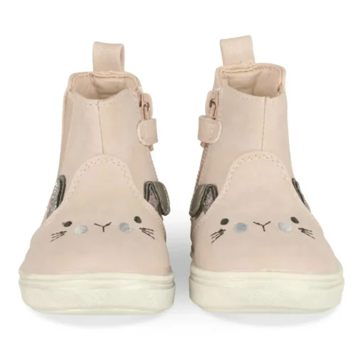 Bottines Chelsea ROSE Fille Motif Vernis Fermeture éclair
