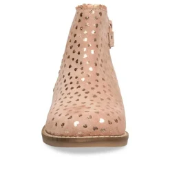 Bottines Chelsea ROSE PALE Fille CUIR Fermeture éclair