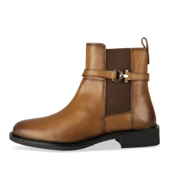 Bottines COGNAC Femme CUIR Motif Uni A Enfiler