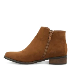 Bottines COGNAC Femme Fermeture éclair