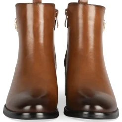 Bottines COGNAC Femme Motif Uni Fermeture éclair