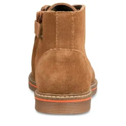 Bottines COGNAC Garçon CUIR Lacets