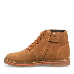 Bottines COGNAC Garçon CUIR Lacets