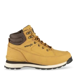 Bottines COGNAC Garçon Motif Uni Lacets