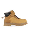 Bottines COGNAC Garçon Motif Uni Scratch