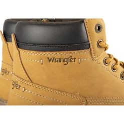 Bottines COGNAC Garçon Motif Uni Lacets