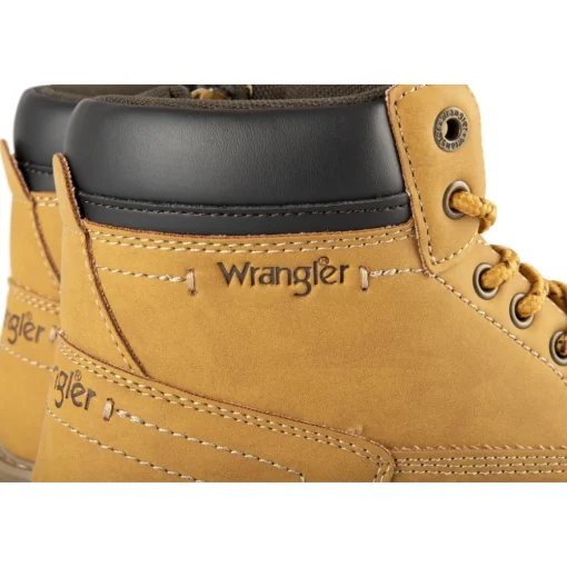 Bottines COGNAC Garçon Motif Uni Lacets