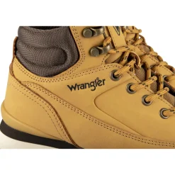 Bottines COGNAC Garçon Motif Uni Lacets