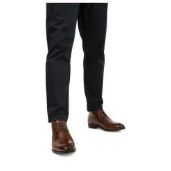 Bottines COGNAC Homme CUIR Motif Uni Lacets
