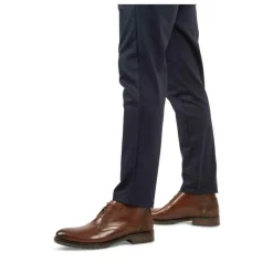 Bottines COGNAC Homme CUIR Motif Uni Lacets