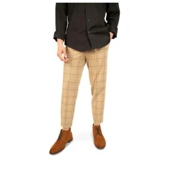 Bottines COGNAC Homme Motif Uni Lacets