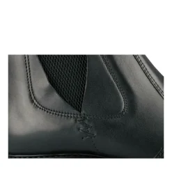 Bottines Confort NOIR Femme CUIR Motif Uni Fermeture éclair