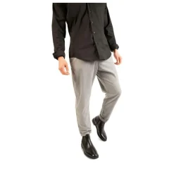 Bottines Confort NOIR Homme CUIR Motif Uni A Enfiler