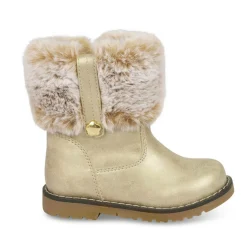 Bottines Fourré ARGENT Fille Fermeture éclair