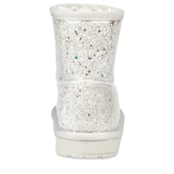 Bottines Fourré ARGENT Fille Motif Uni A Enfiler