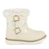 Bottines Fourré BEIGE Fille Motif Fausse Fourrure Fermeture éclair