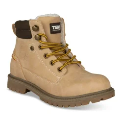 Bottines Fourré BEIGE Garçon Lacets