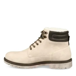 Bottines Fourré BLANC Homme Lacets