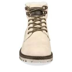 Bottines Fourré BLANC Homme Lacets