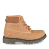Bottines Fourré COGNAC Garçon Motif Uni Fermeture éclair