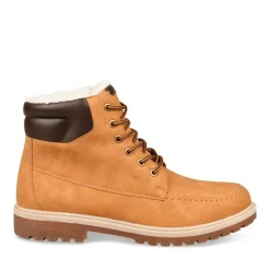 Bottines Fourré COGNAC Homme Lacets