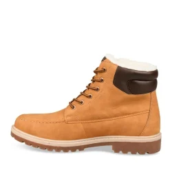 Bottines Fourré COGNAC Homme Lacets