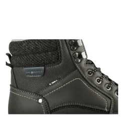 Bottines Fourré GRIS Homme Motif Uni Lacets