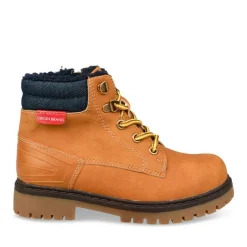 Bottines Fourré JAUNE Garçon Lacets