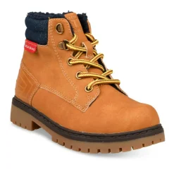 Bottines Fourré JAUNE Garçon Lacets