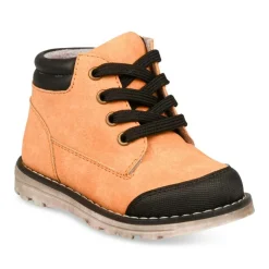Bottines Fourré JAUNE Garçon Lacets