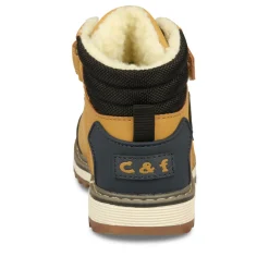 Bottines Fourré JAUNE Garçon Scratch