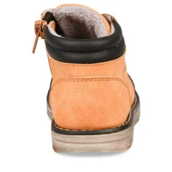 Bottines Fourré JAUNE Garçon Lacets