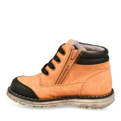 Bottines Fourré JAUNE Garçon Lacets
