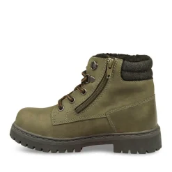 Bottines Fourré KAKI Garçon Lacets