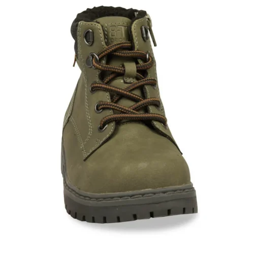Bottines Fourré KAKI Garçon Lacets