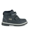 Bottines Fourré MARINE Garçon Motif Uni A Enfiler