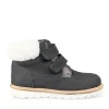 Bottines Fourré MARINE Garçon CUIR Motif Uni Scratch