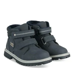 Bottines Fourré MARINE Garçon Motif Uni A Enfiler
